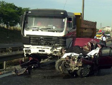 Avcılarda korkunç trafik kazası